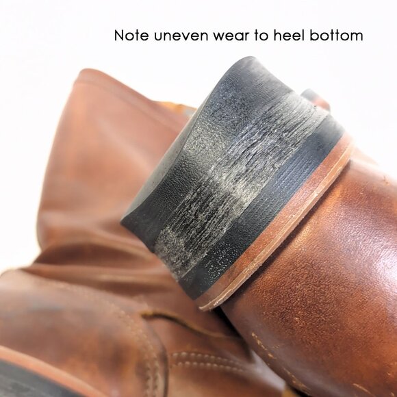 RARE Chippewa Steel Toe Brown Leather Logger Boots Mens Size 6 - Picture 7 of 12